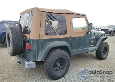 1998 Jeep Wrangler / Tj Sahara z USA, uszkodzony, nr VIN 1J4FY49S6WP700341